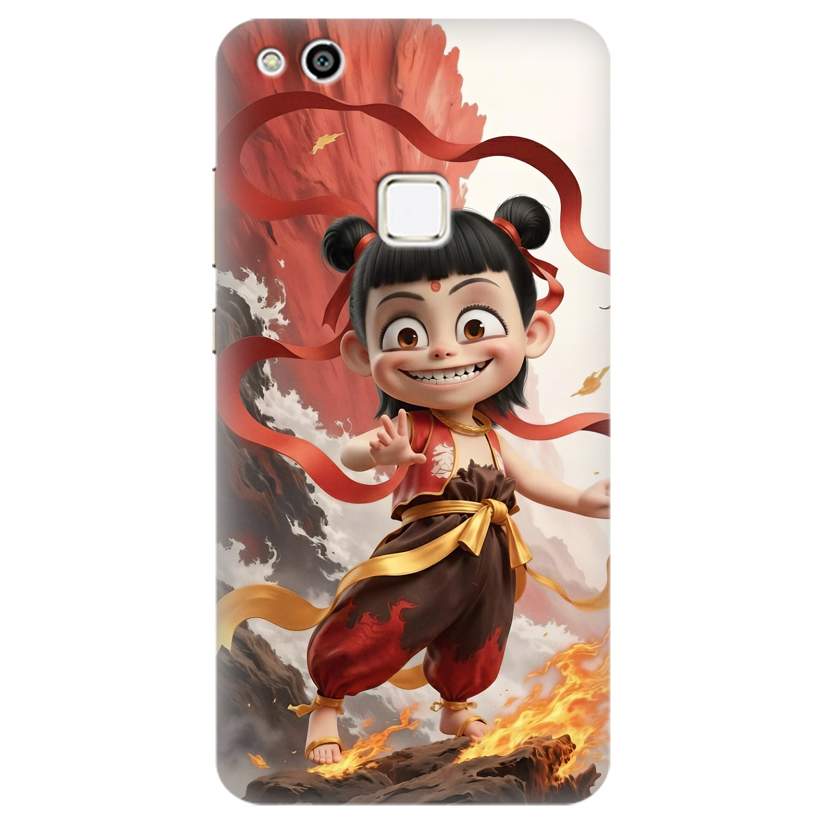 Чехол для Huawei P10 Lite прозрачный Огненная Нечжа - фото 1 Чехол для Huawei P10 Lite прозрачный Огненная Нечжа - фото 1 - Чехлы для телефонов