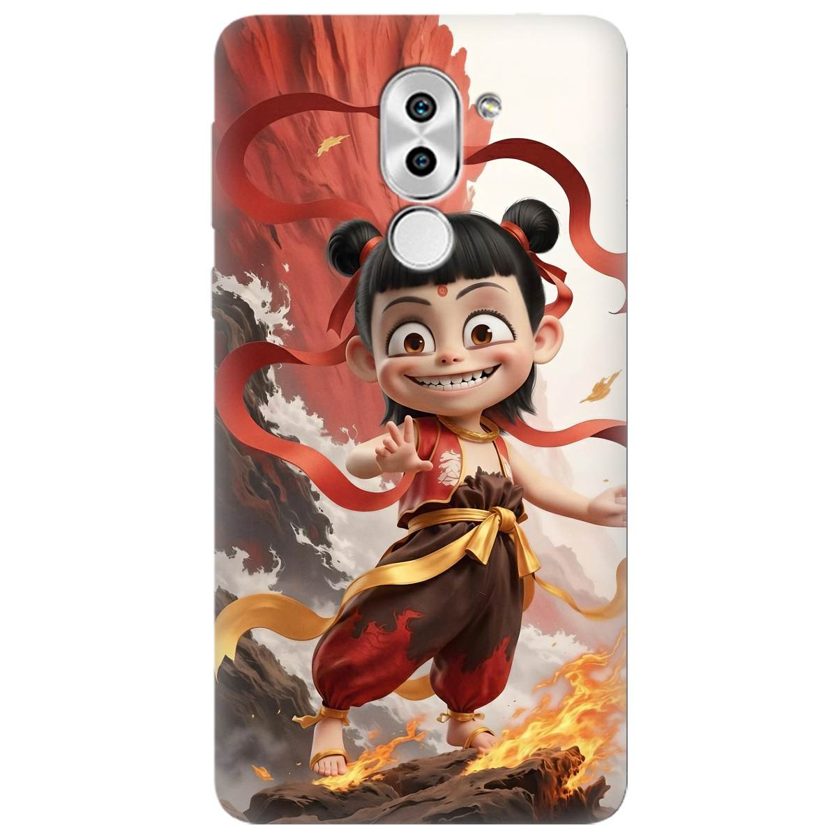 Чохол для Huawei GR5 2017 прозорий Вогняна Нечжа - фото 1 - Чохли для телефонів