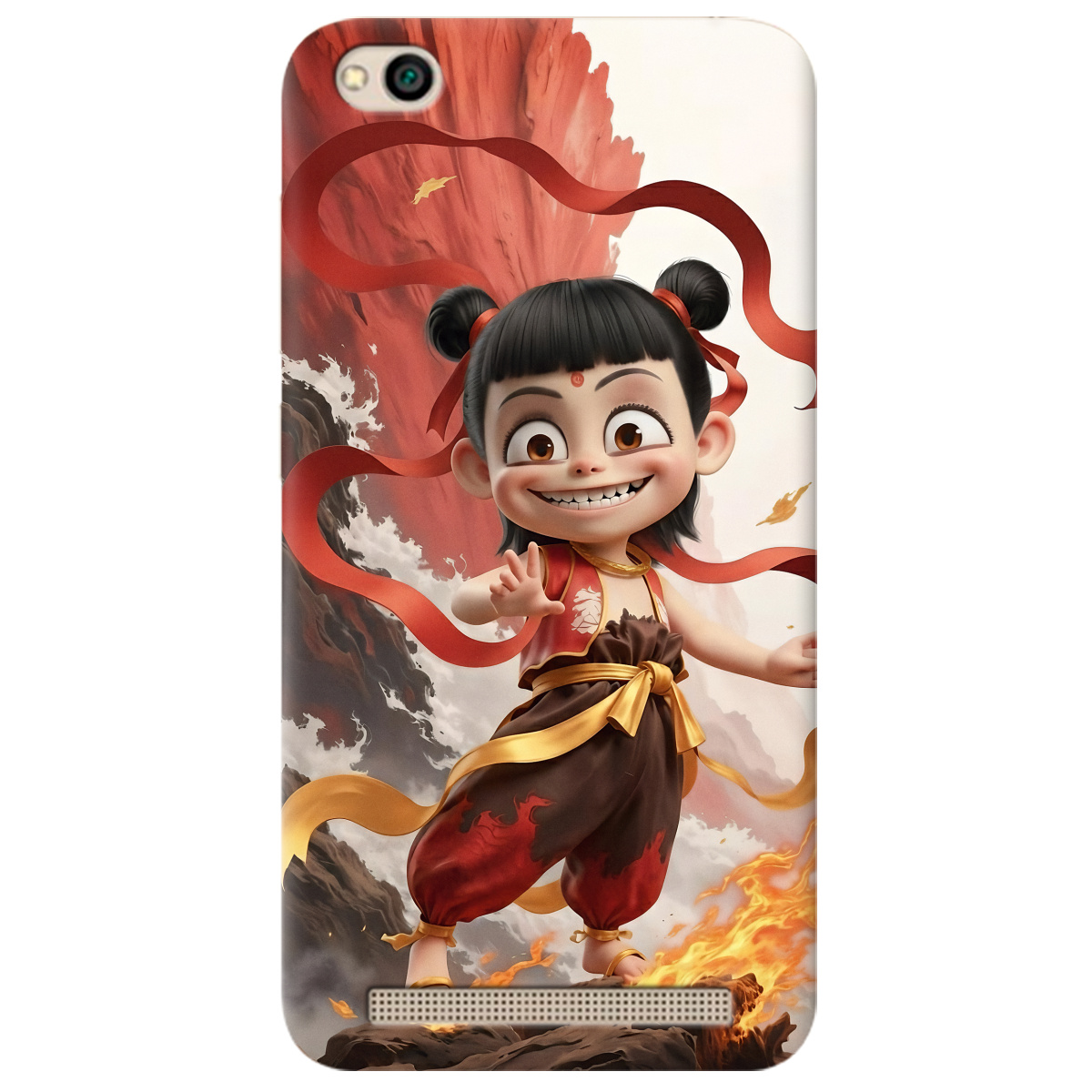 Чохол для Xiaomi Redmi 5A прозорий Вогняна Нечжа - фото 1 - Чохли для телефонів