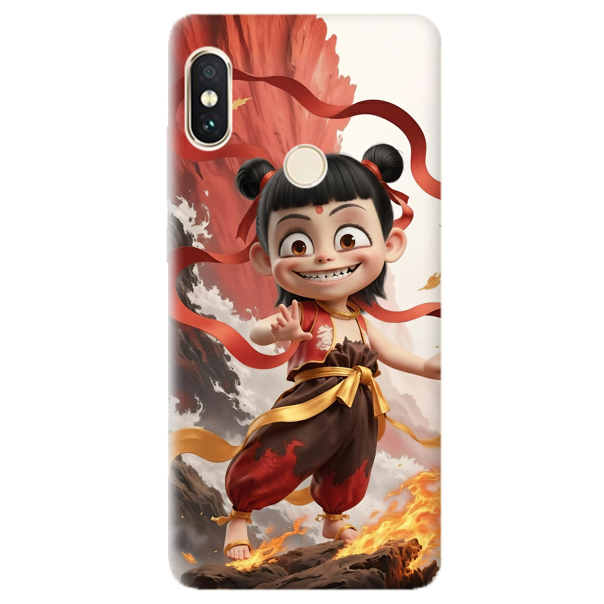 Чохол для Xiaomi Redmi Note 5 прозорий Вогняна Нечжа - фото 1 - Чохли для телефонів