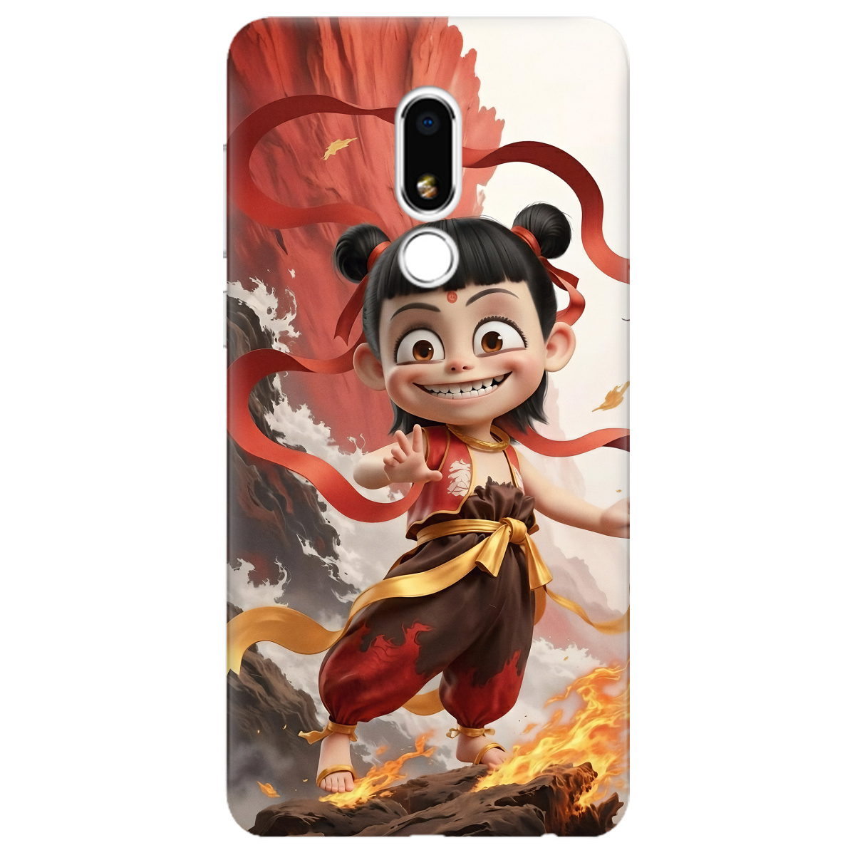 Чохол для Meizu V8 прозорий Вогняна Нечжа - фото 1 - Чохли для телефонів