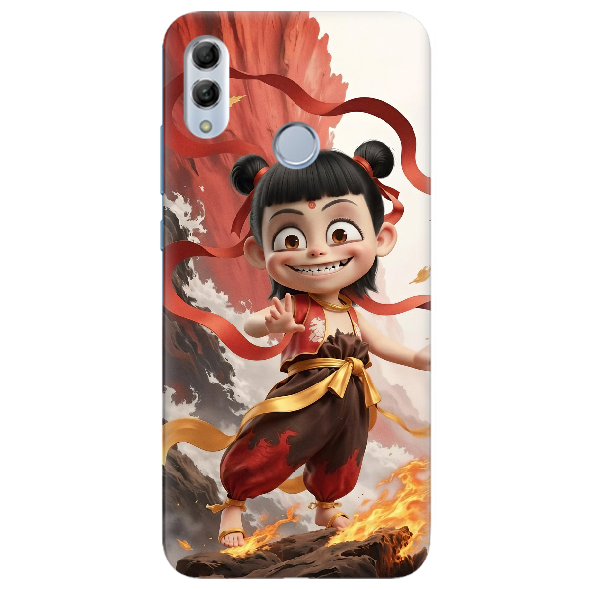 Чохол для Huawei Honor 10 Lite прозорий Вогняна Нечжа - фото 1 - Чохли для телефонів