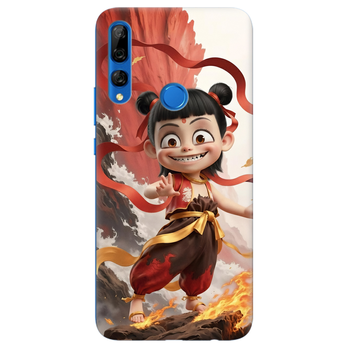 Чехол для Huawei Y9 Prime 2019 прозрачный Огненная Нечжа - фото 1 Чехол для Huawei Y9 Prime 2019 прозрачный Огненная Нечжа - фото 1 - Чехлы для телефонов