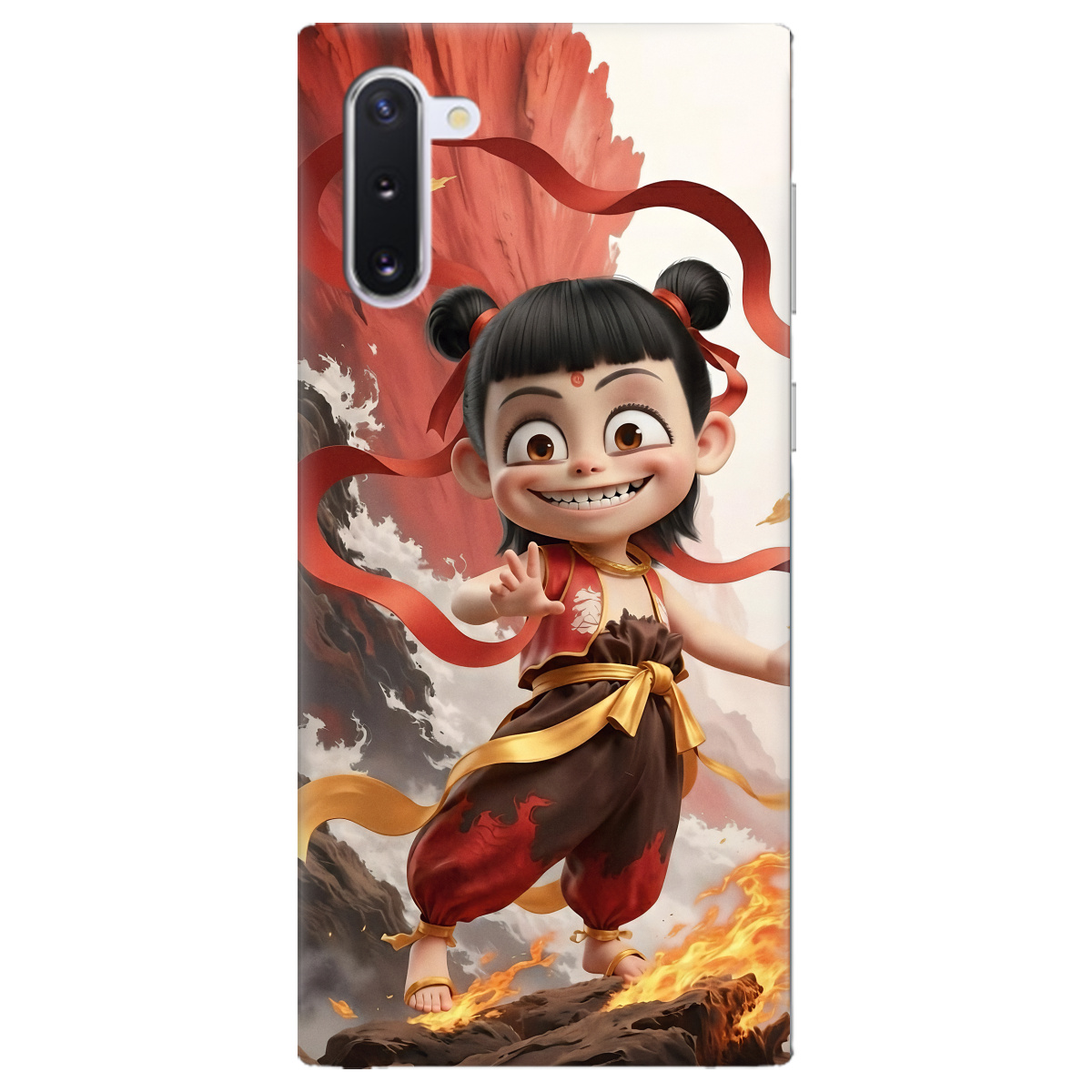 Чохол для Samsung Galaxy Note 10 прозорий Вогняна Нечжа - фото 1 - Чохли для телефонів