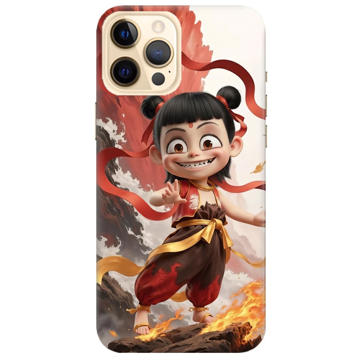 Чохол для Apple iPhone 12 Pro прозорий Вогняна Нечжа - фото 1 - Чохли для телефонів