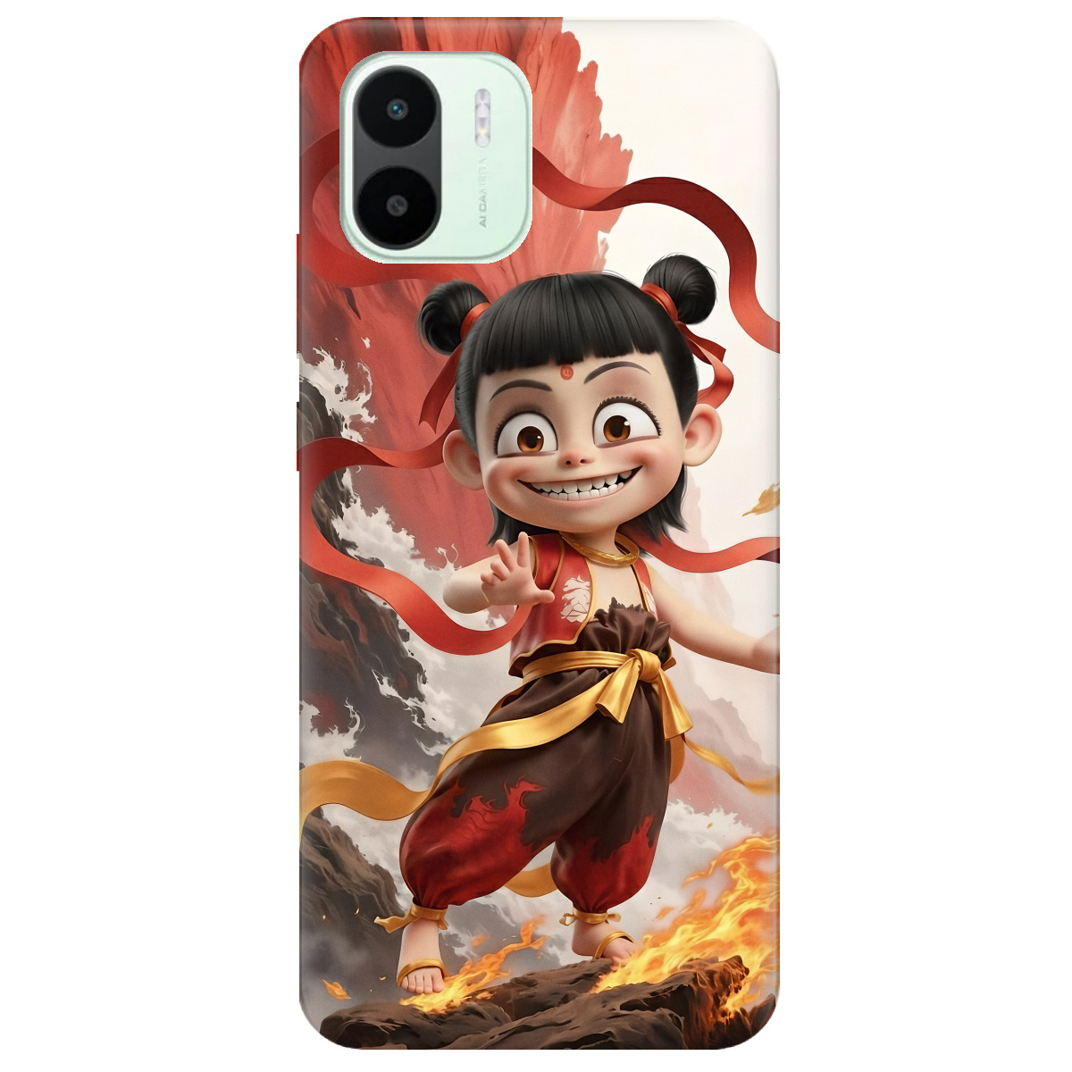 Чохол для Xiaomi Redmi A2 прозорий Вогняна Нечжа - фото 1 - Чохли для телефонів