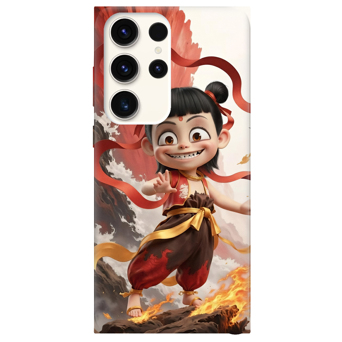 Чохол для Samsung Galaxy S24 Ultra прозорий Вогняна Нечжа - фото 1 - Чохли для телефонів