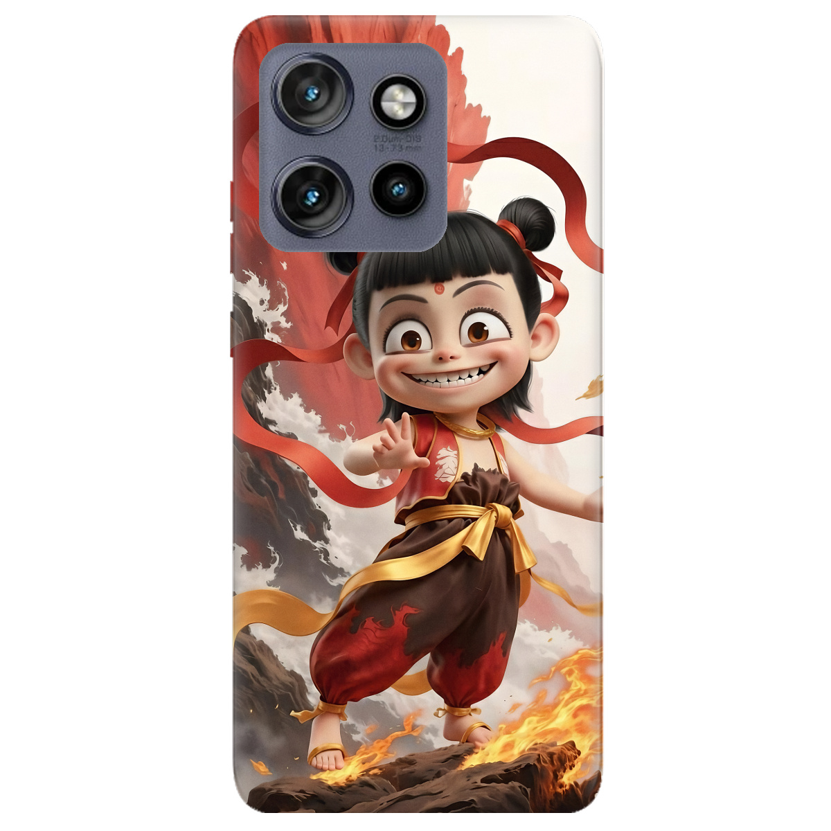 Чохол для Motorola Edge 50 Neo прозорий Вогняна Нечжа - фото 1 - Чохли для телефонів