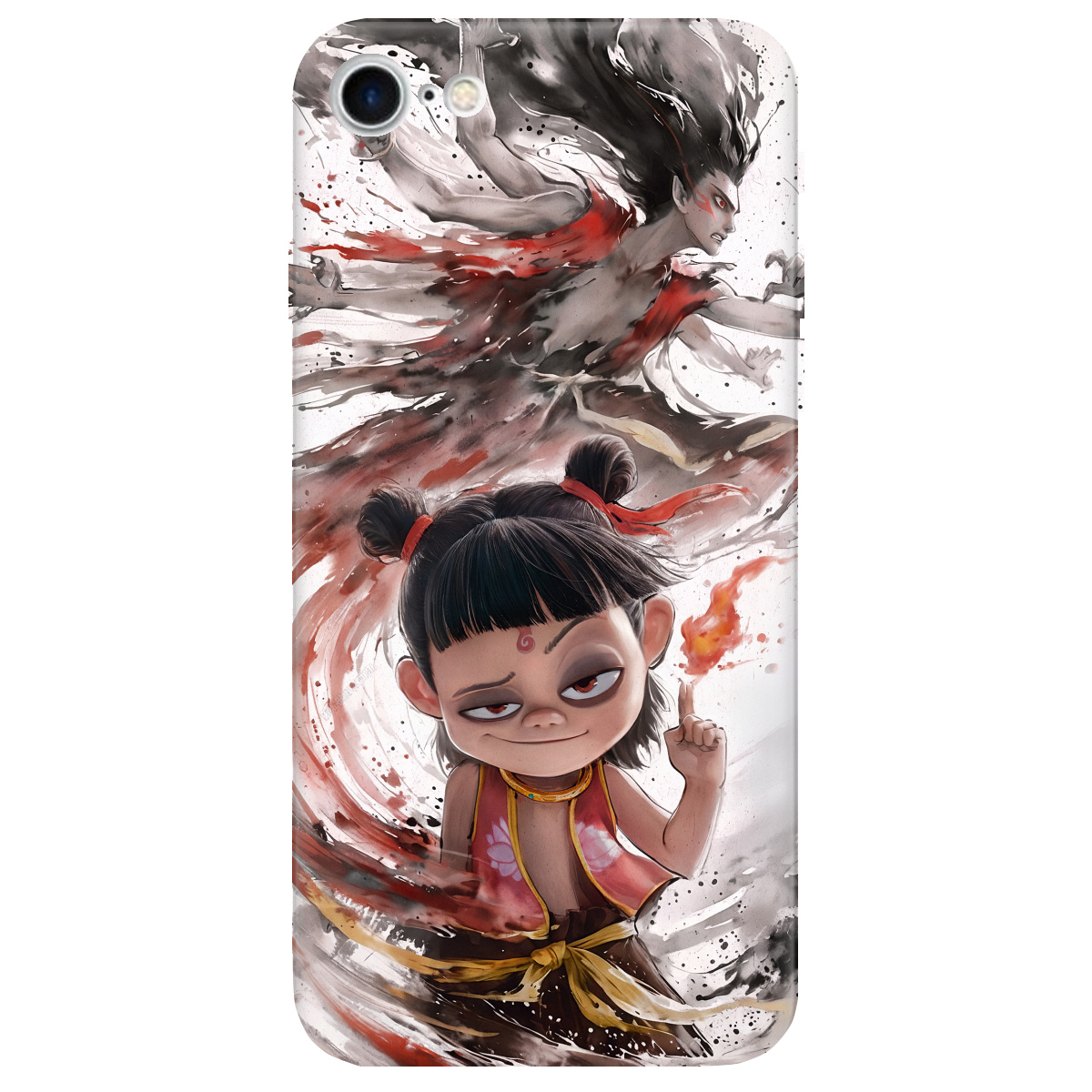 Чехол для Apple iPhone 7 прозрачный Легенда Нечжа - фото 1 - Чехлы для телефонов