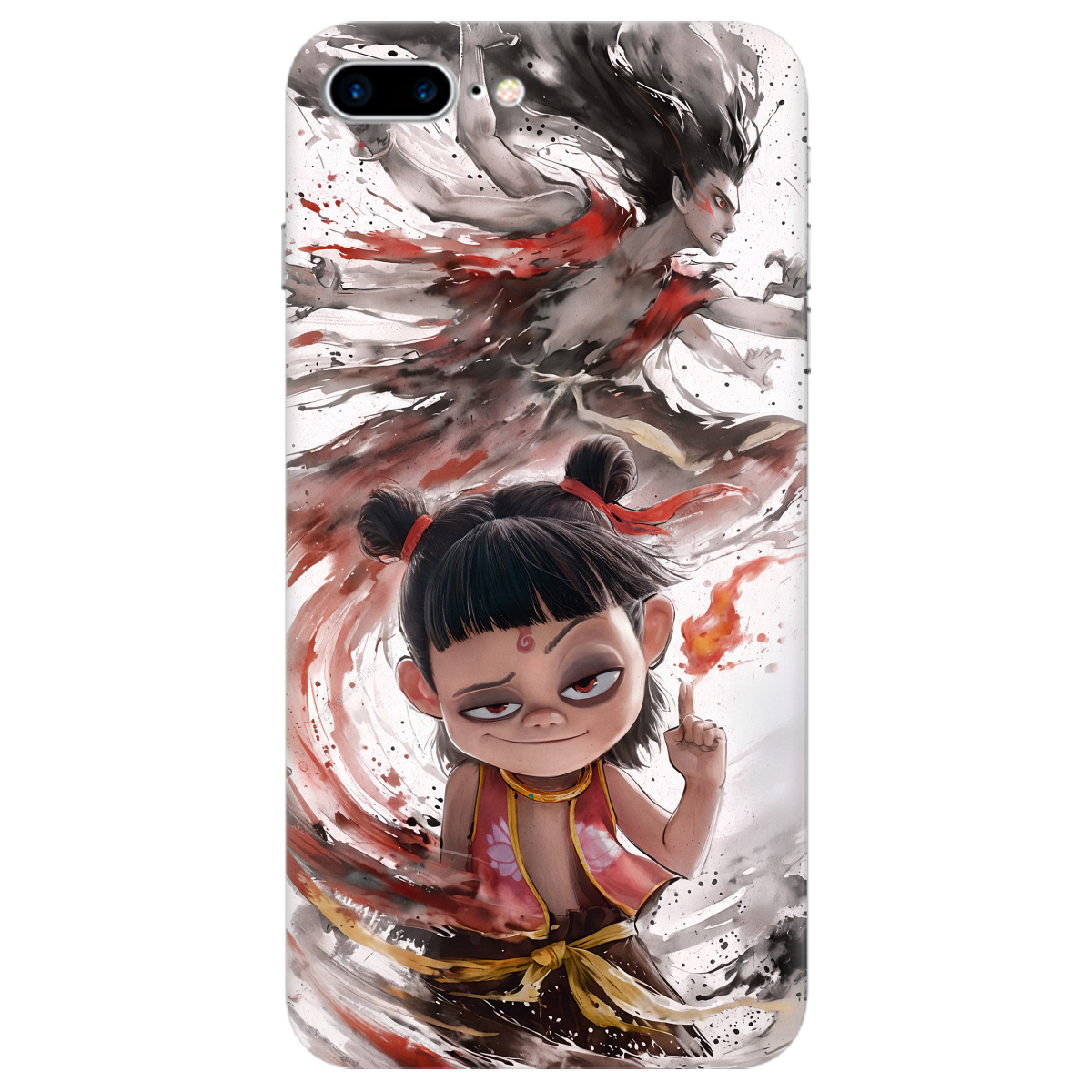 Чехол для Apple iPhone 7 Plus прозрачный Легенда Нечжа - фото 1 - Чехлы для телефонов