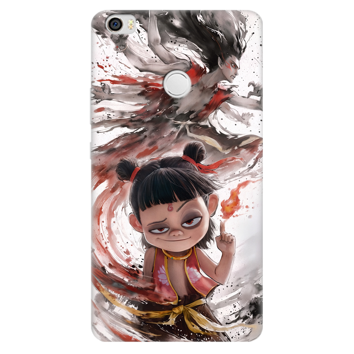 Чехол для Xiaomi Mi Max прозрачный Легенда Нечжа - фото 1 - Чехлы для телефонов