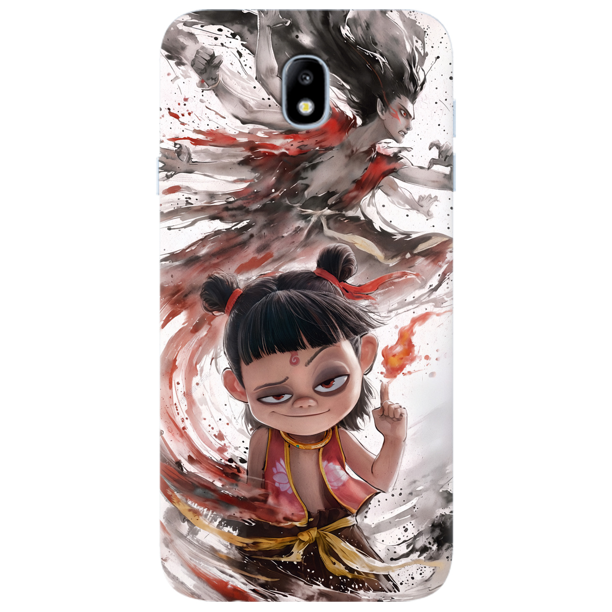 Чехол для Samsung Galaxy J7 2017 прозрачный Легенда Нечжа - фото 1 - Чехлы для телефонов