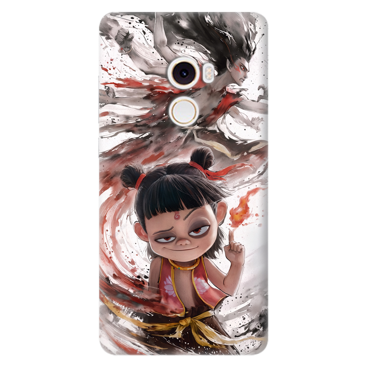 Чехол для Xiaomi Mi Mix 2 прозрачный Легенда Нечжа - фото 1 - Чехлы для телефонов