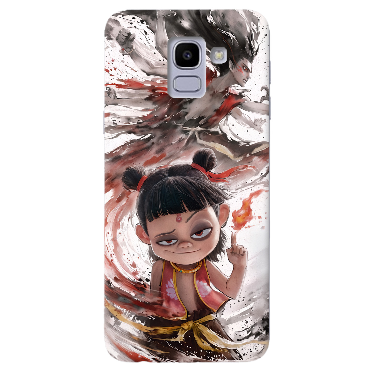 Чехол для Samsung Galaxy J6 2018 прозрачный Легенда Нечжа - фото 1 - Чехлы для телефонов