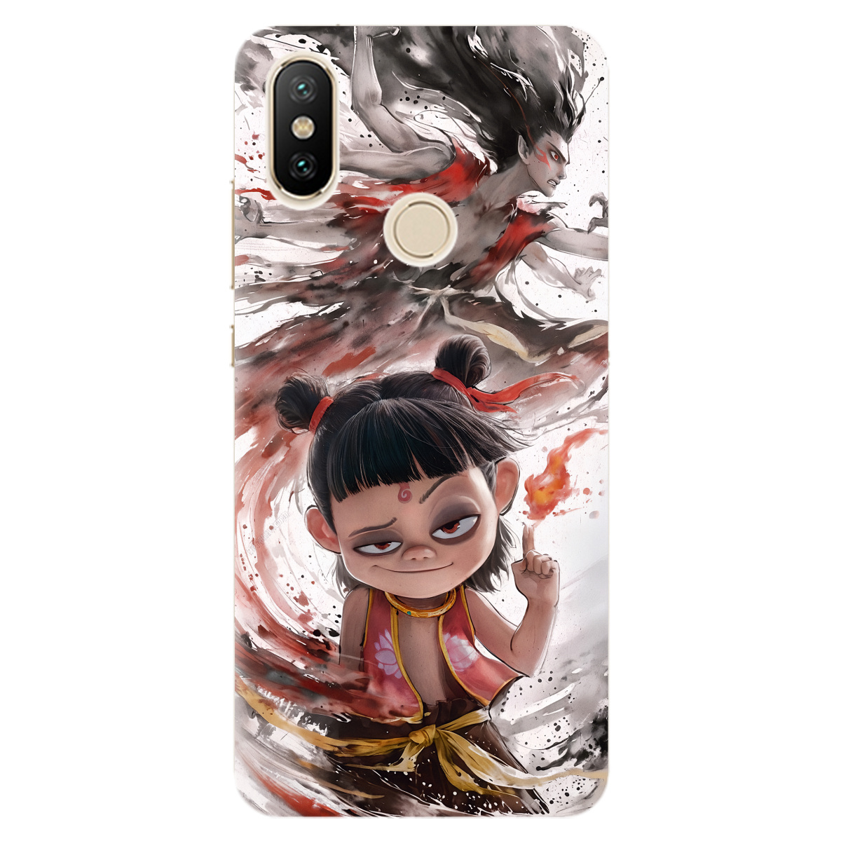 Чохол для Xiaomi Mi A2 Lite прозорий Легенда Нечжа - фото 1 - Чохли для телефонів