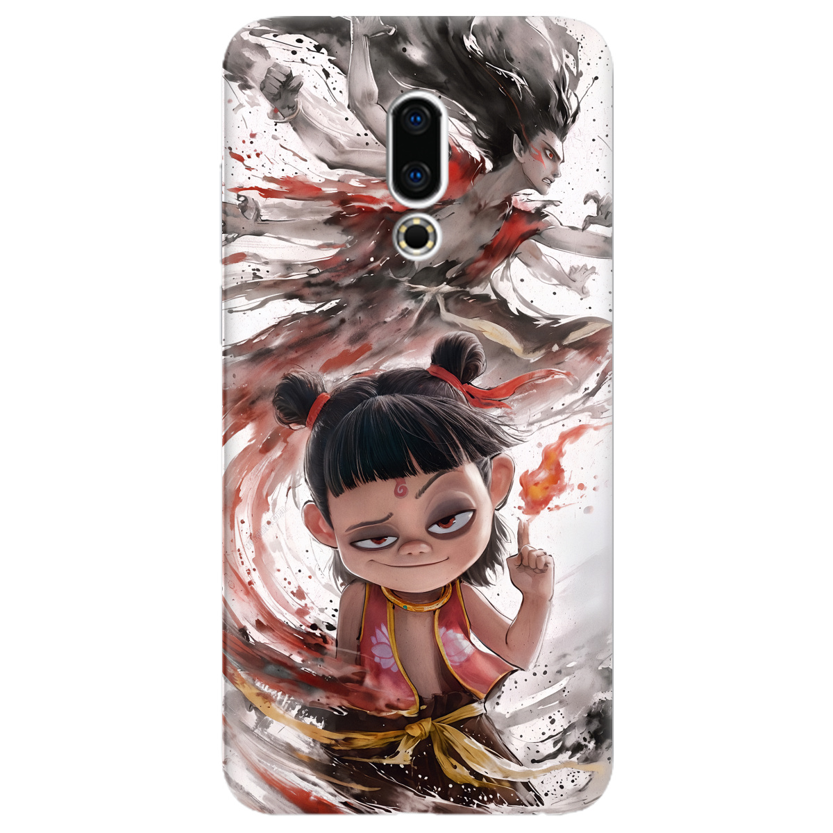 Чехол для Meizu 16 Plus прозрачный Легенда Нечжа - фото 1 - Чехлы для телефонов