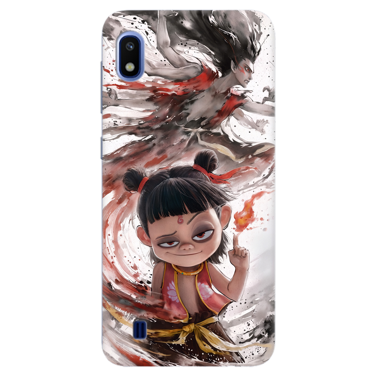 Чехол для Samsung Galaxy A10 прозрачный Легенда Нечжа - фото 1 - Чехлы для телефонов