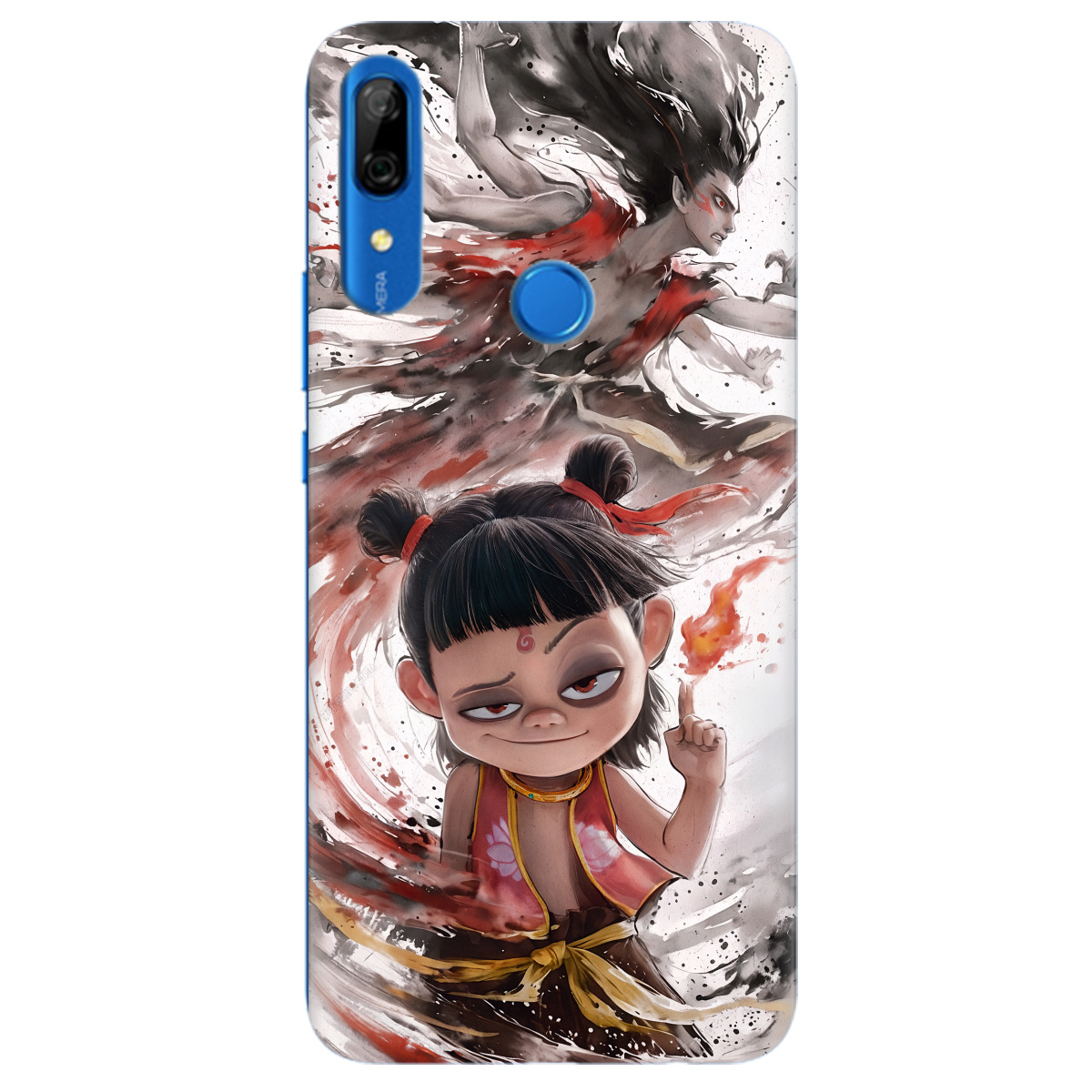 Чехол для Huawei P Smart Z прозрачный Легенда Нечжа - фото 1 - Чехлы для телефонов