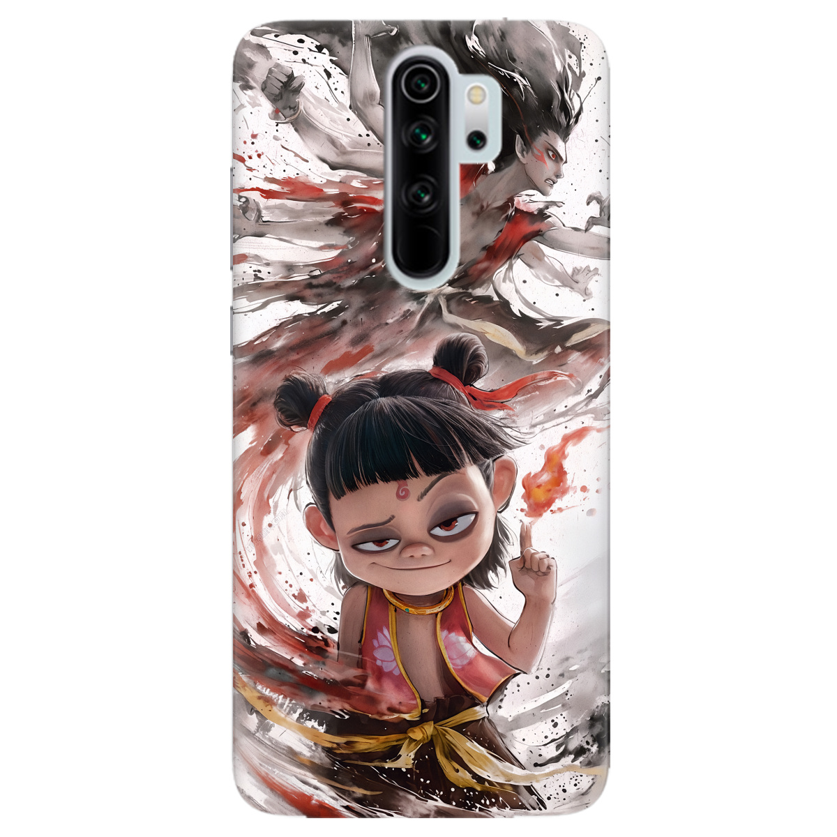 Чехол для Xiaomi Redmi Note 8 Pro прозрачный Легенда Нечжа - фото 1 - Чехлы для телефонов