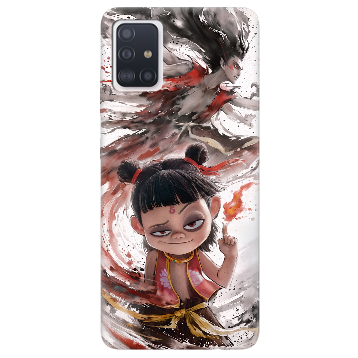 Чехол для Samsung Galaxy A51 прозрачный Легенда Нечжа - фото 1 - Чехлы для телефонов