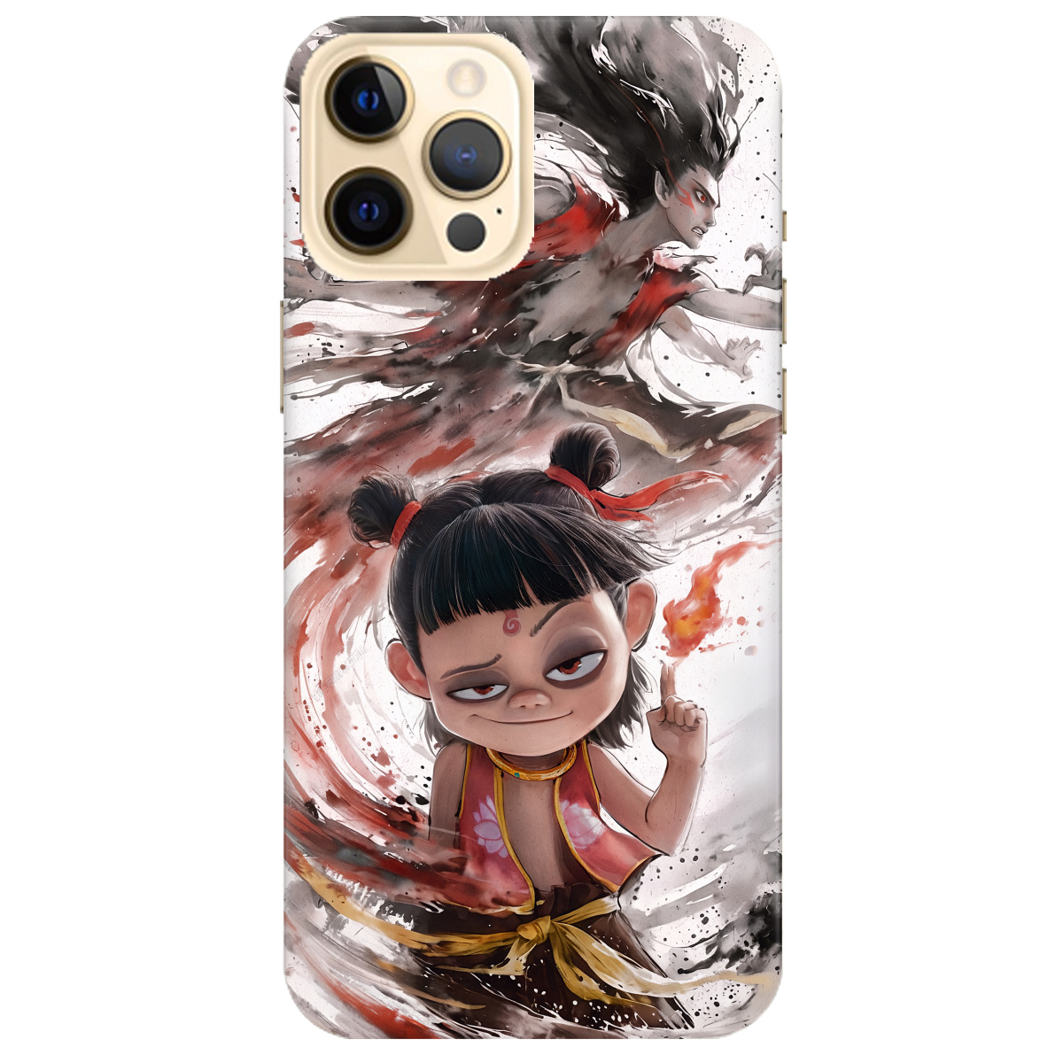 Чохол для Apple iPhone 12 Pro Max прозорий Легенда Нечжа - фото 1 - Чохли для телефонів