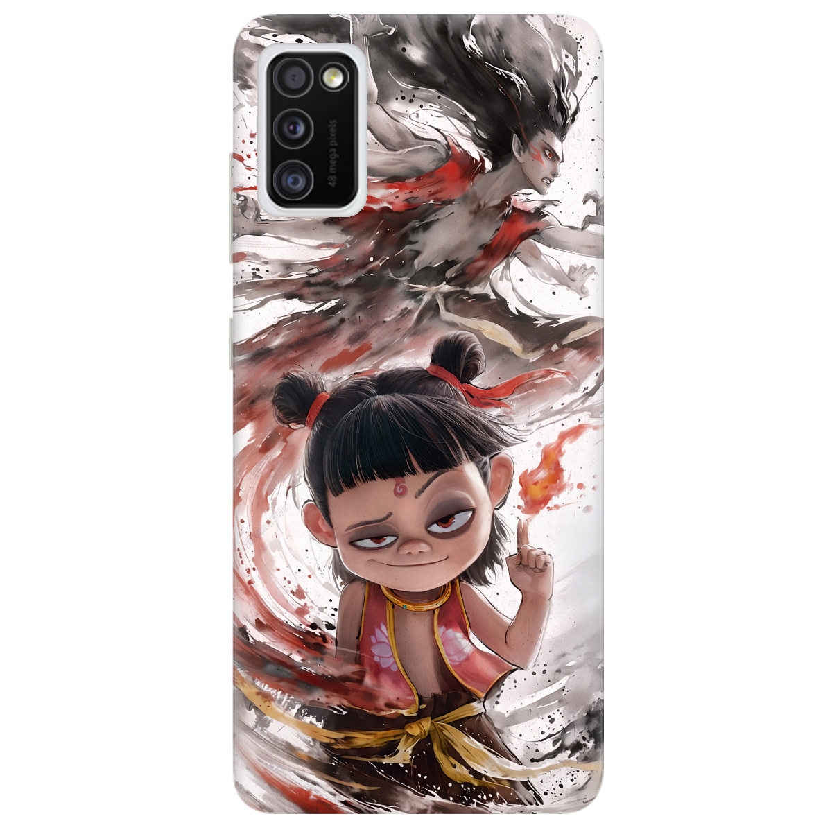 Чехол для Samsung Galaxy A41 прозрачный Легенда Нечжа - фото 1 - Чехлы для телефонов