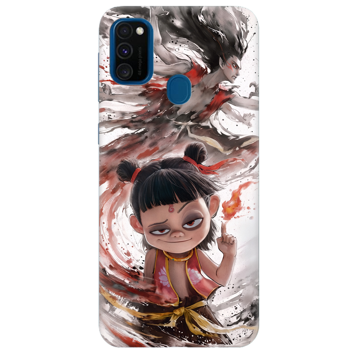 Чехол для Samsung Galaxy M21 прозрачный Легенда Нечжа - фото 1 - Чехлы для телефонов