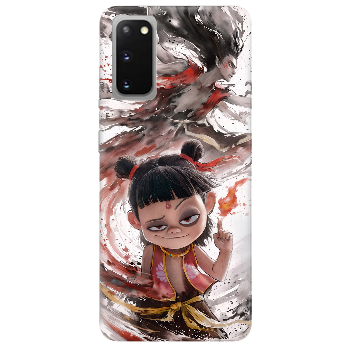 Чохол для Samsung Galaxy S20 прозорий Легенда Нечжа - фото 1 - Чохли для телефонів