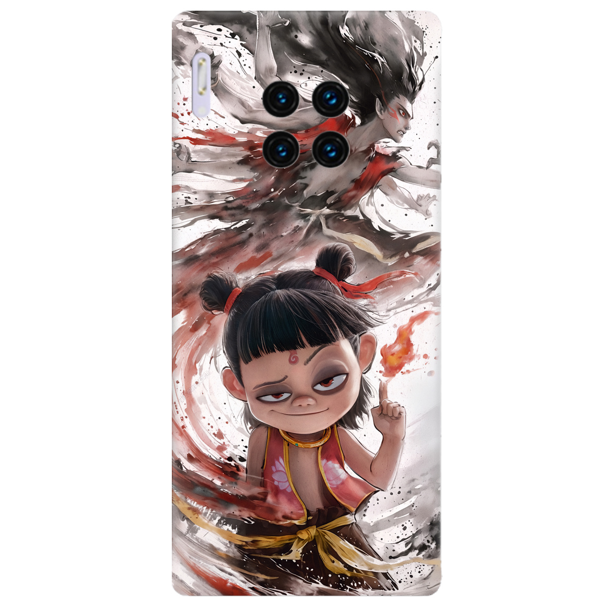 Чехол для Huawei Mate 30 Pro прозрачный Легенда Нечжа - фото 1 - Чехлы для телефонов