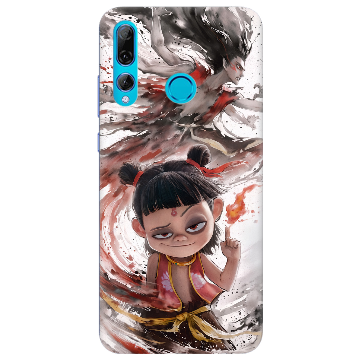 Чехол для Huawei P Smart Plus 2019 прозрачный Легенда Нечжа - фото 1 - Чехлы для телефонов