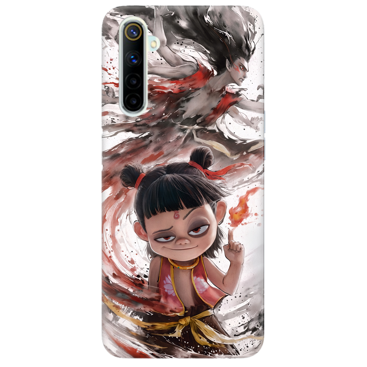 Чохол для Realme 6 прозорий Легенда Нечжа - фото 1 - Чохли для телефонів