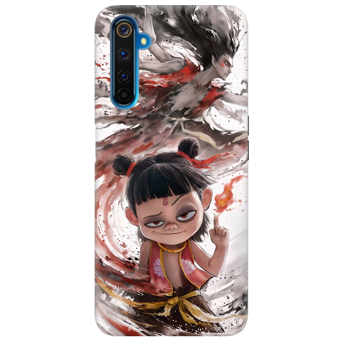 Чехол для Realme 6 Pro прозрачный Легенда Нечжа - фото 1 - Чехлы для телефонов