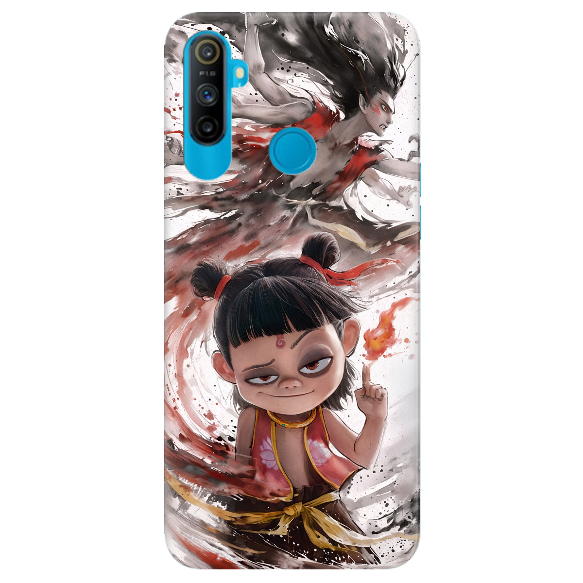 Чохол для Realme С3 прозорий Легенда Нечжа - фото 1 - Чохли для телефонів