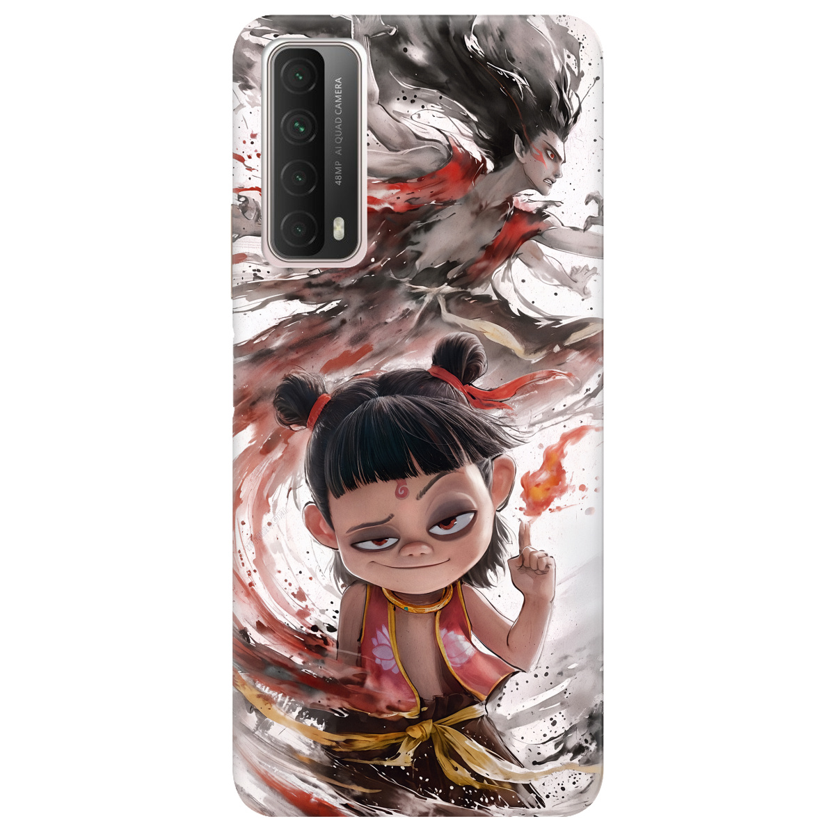 Чохол для Huawei P Smart 2021 прозорий Легенда Нечжа - фото 1 - Чохли для телефонів