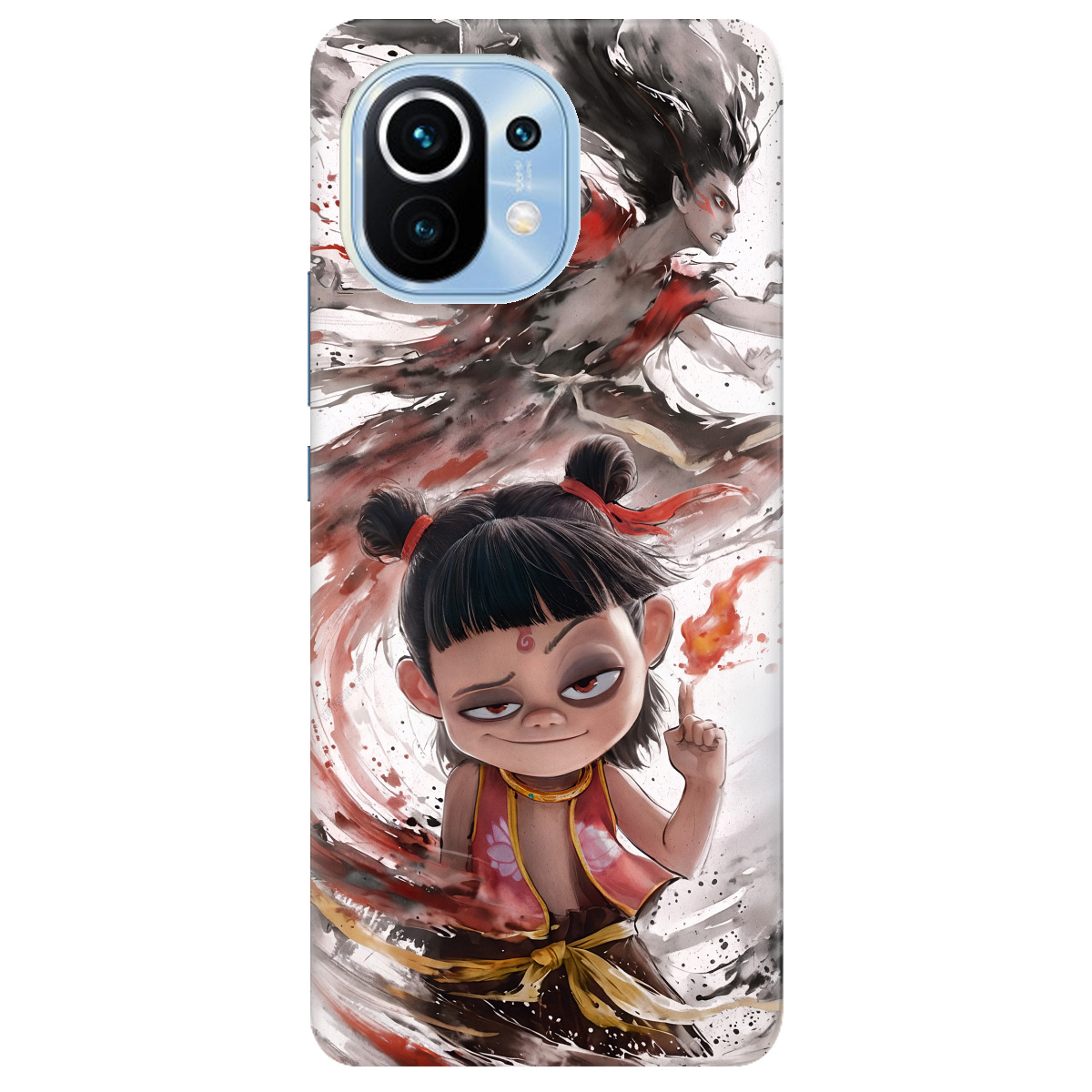 Чехол для Xiaomi Mi 11 прозрачный Легенда Нечжа - фото 1 - Чехлы для телефонов