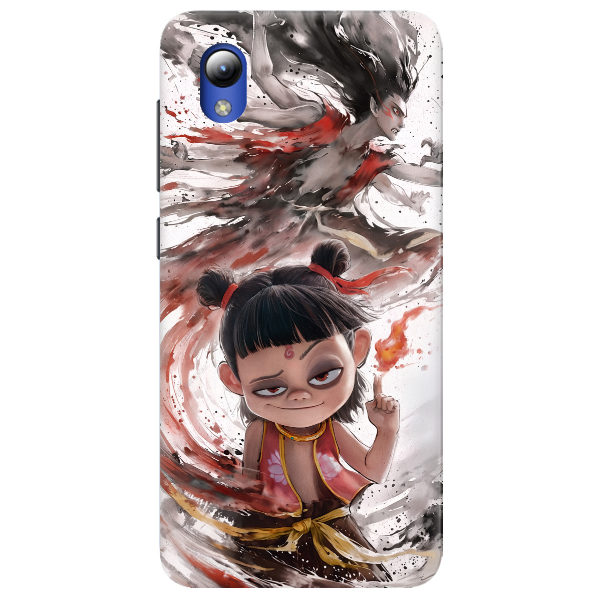 Чехол для ZTE Blade A3 2019 прозрачный Легенда Нечжа - фото 1 - Чехлы для телефонов