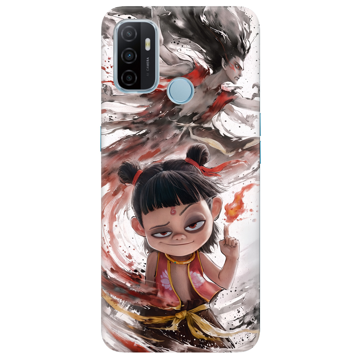 Чехол для Oppo A53/ A32/ A33 прозрачный Легенда Нечжа - фото 1 - Чехлы для телефонов