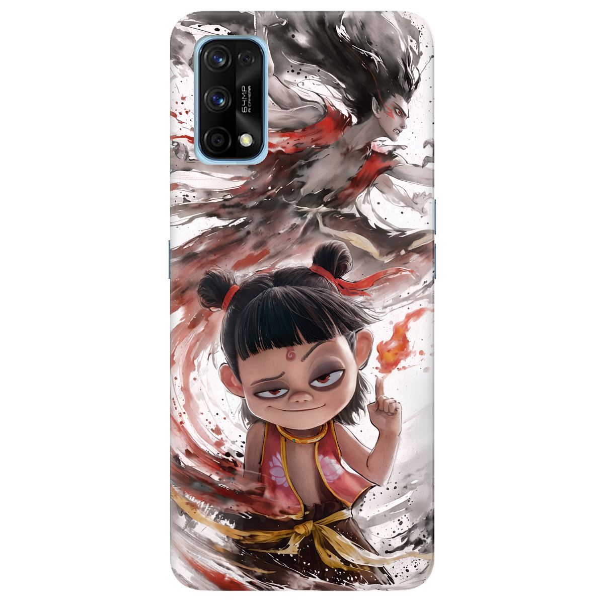 Чехол для Realme 7 Pro прозрачный Легенда Нечжа - фото 1 - Чехлы для телефонов