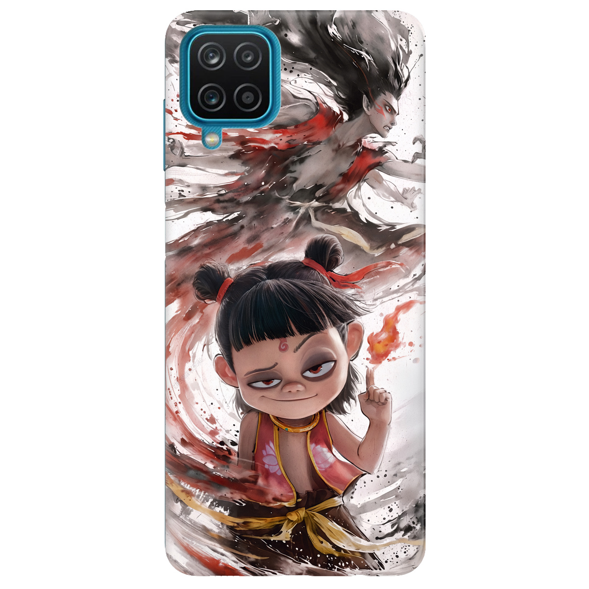 Чохол для Samsung Galaxy A12 4G прозорий Легенда Нечжа - фото 1 - Чохли для телефонів