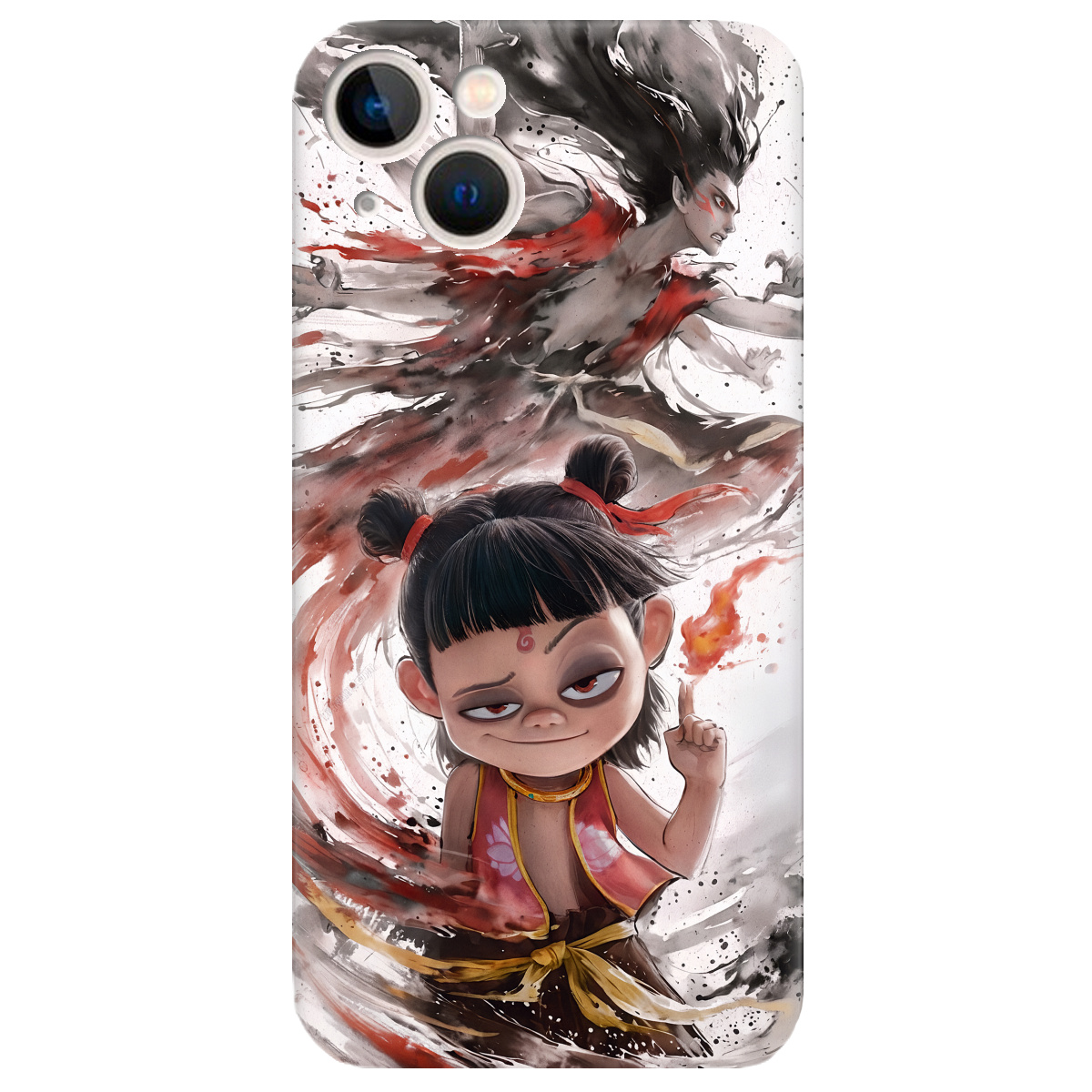 Чехол для Apple iPhone 13 Mini прозрачный Легенда Нечжа - фото 1 Чехол для Apple iPhone 13 Mini прозрачный Легенда Нечжа - фото 1 - Чехлы для телефонов