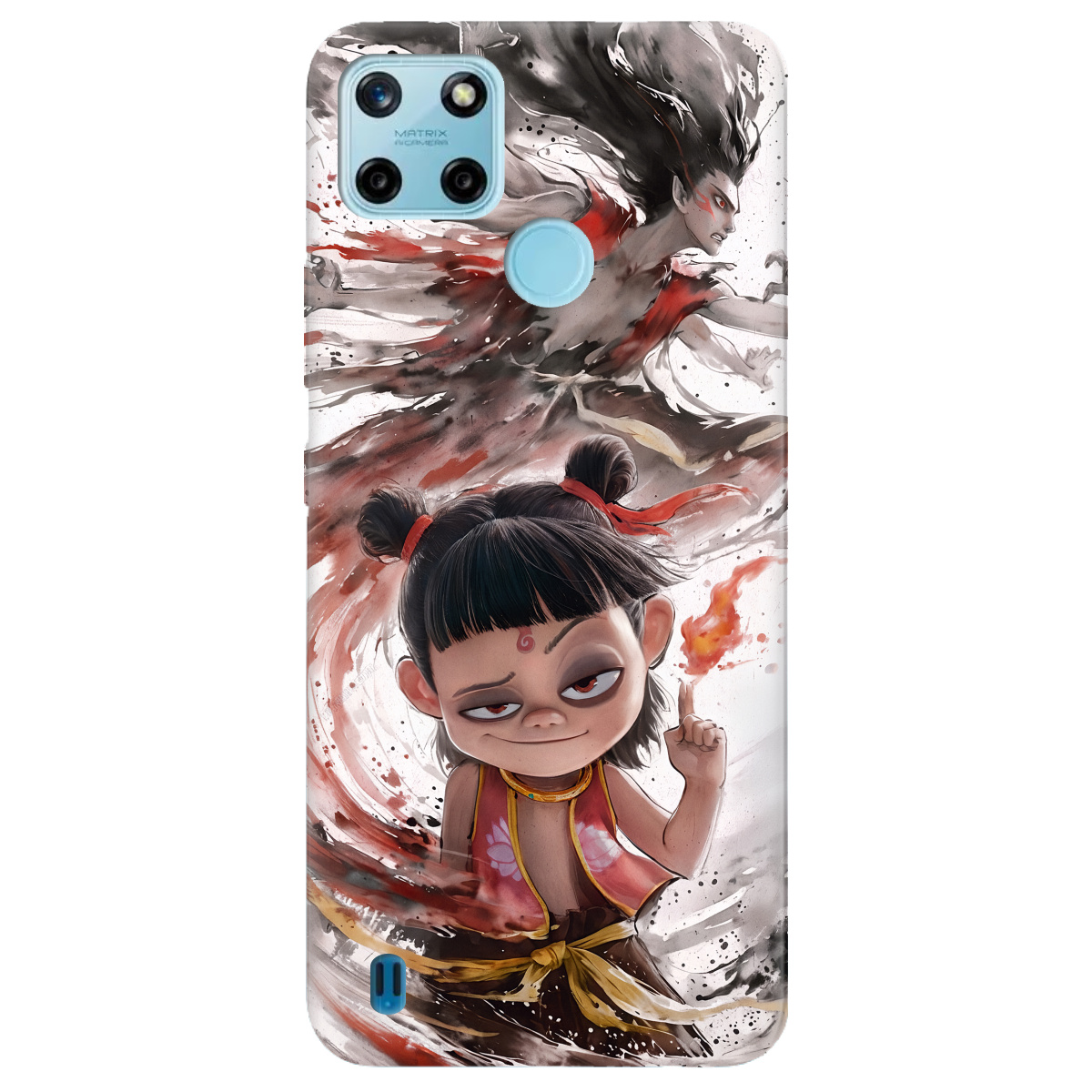 Чохол для Realme С25Y прозорий Легенда Нечжа - фото 1 - Чохли для телефонів