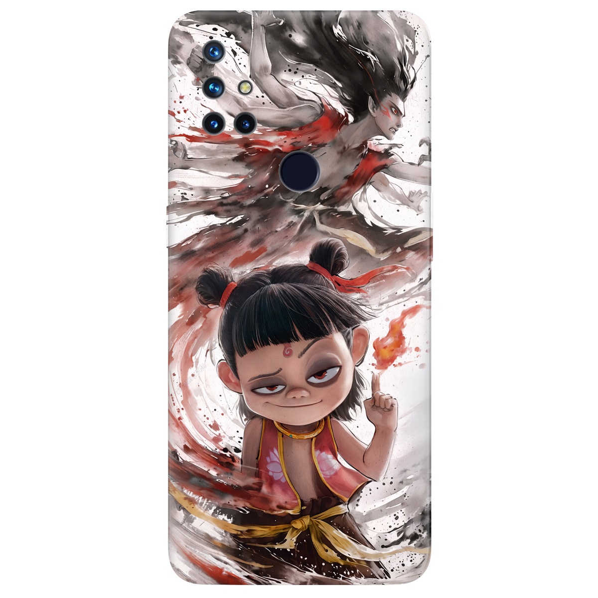 Чохол для OnePlus Nord N10 5G прозорий Легенда Нечжа - фото 1 - Чохли для телефонів