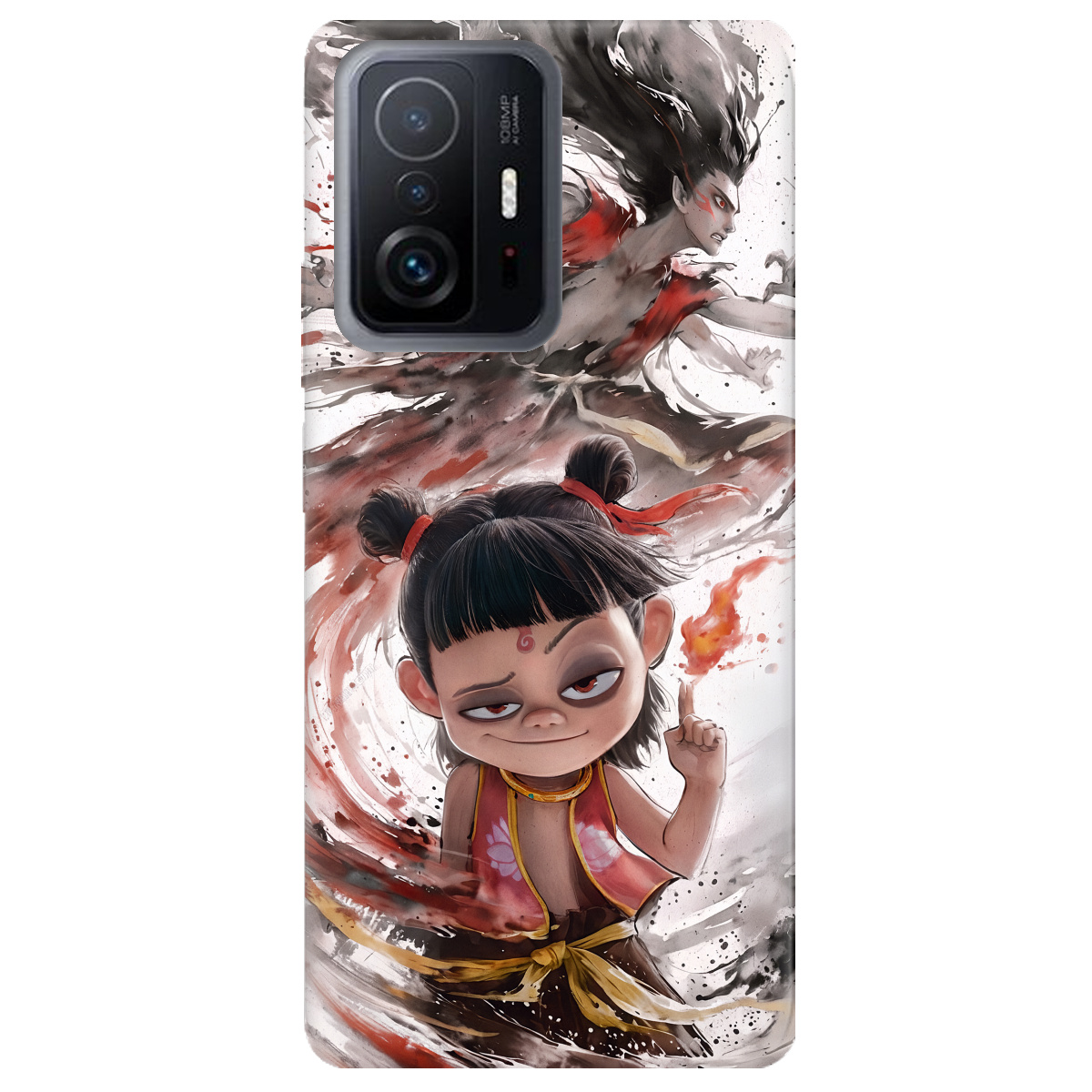 Чехол для Xiaomi 11T Pro прозрачный Легенда Нечжа - фото 1 - Чехлы для телефонов