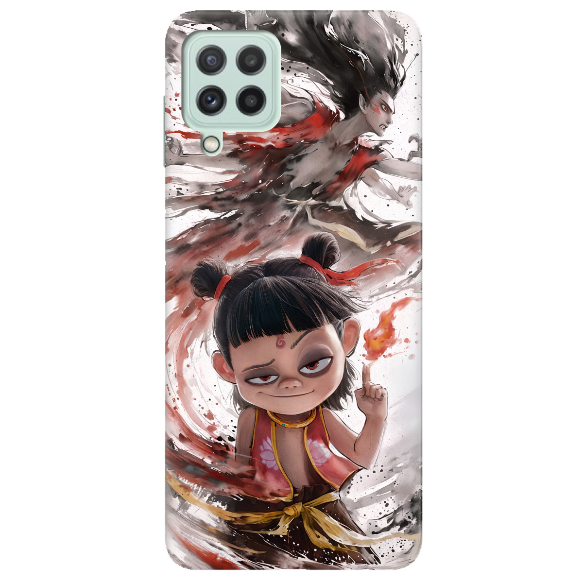 Чехол для Samsung Galaxy M22 прозрачный Легенда Нечжа - фото 1 - Чехлы для телефонов