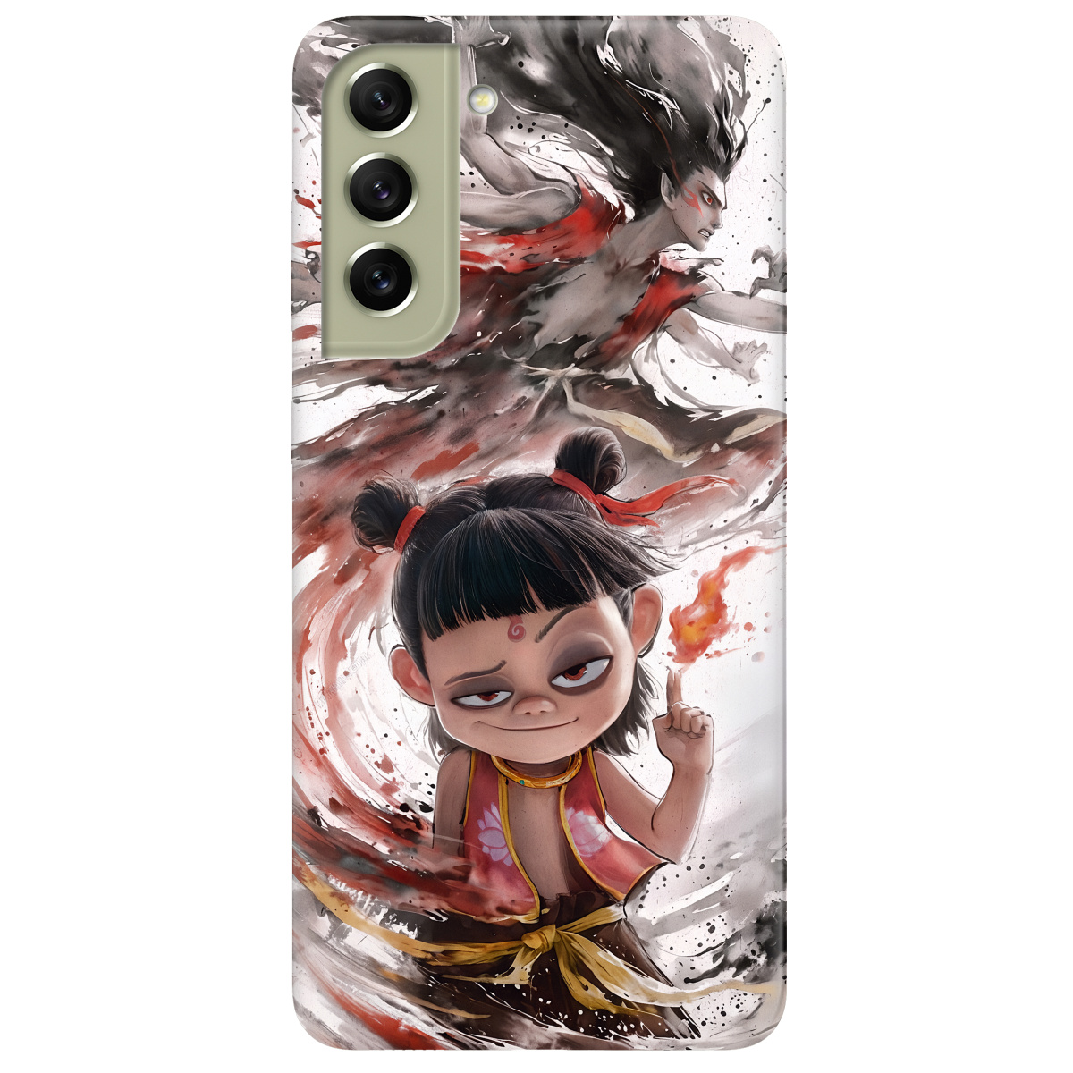 Чехол для Samsung Galaxy S21 FE прозрачный Легенда Нечжа - фото 1 - Чехлы для телефонов