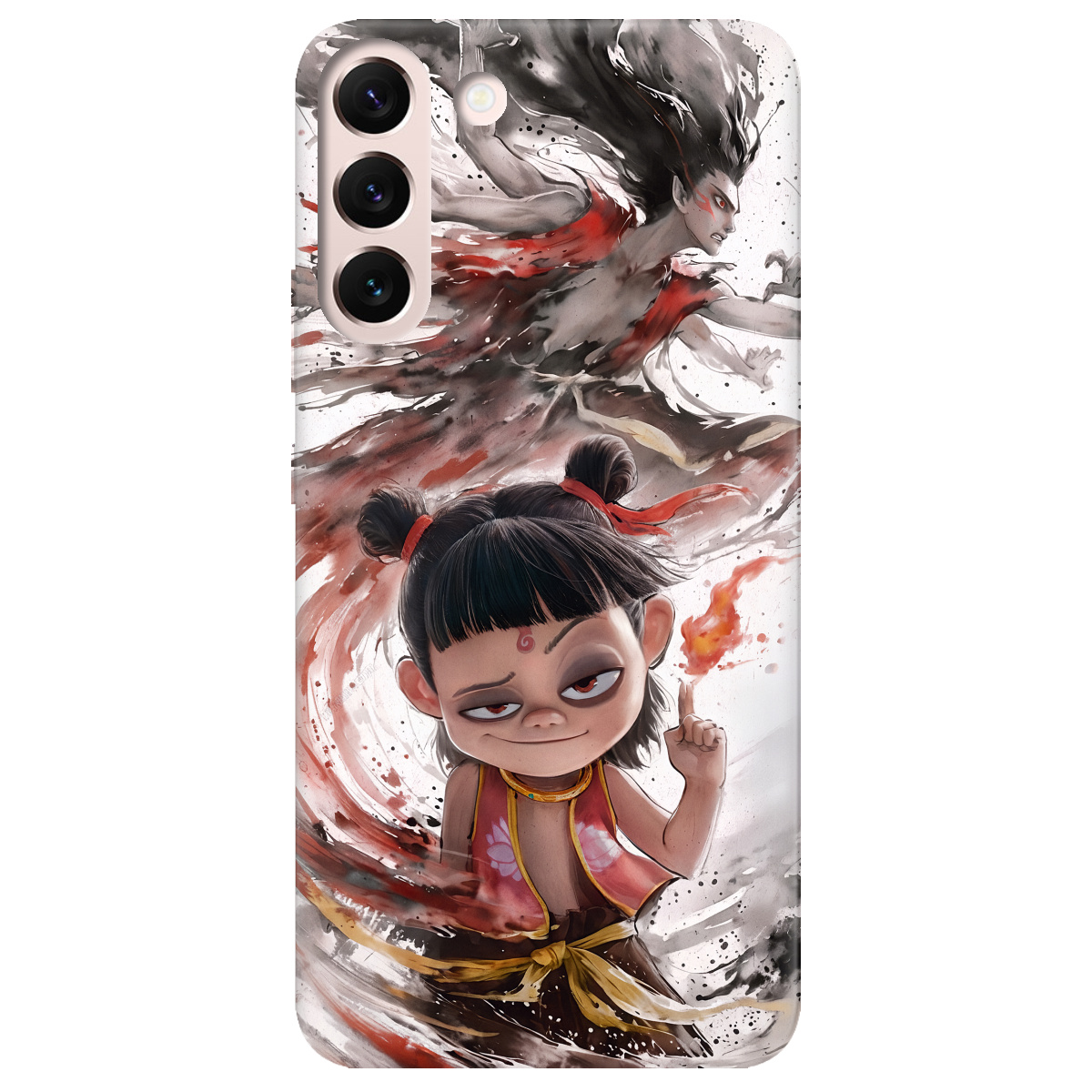 Чехол для Samsung Galaxy S22 прозрачный Легенда Нечжа - фото 1 - Чехлы для телефонов