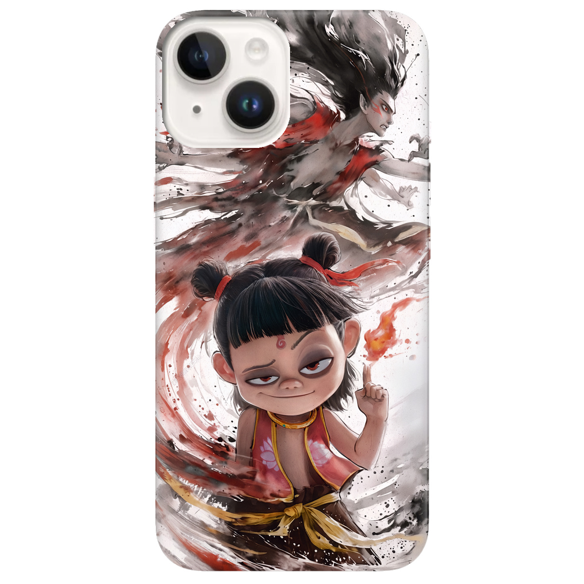 Чехол для Apple iPhone 14 Plus прозрачный Легенда Нечжа - фото 1 - Чехлы для телефонов