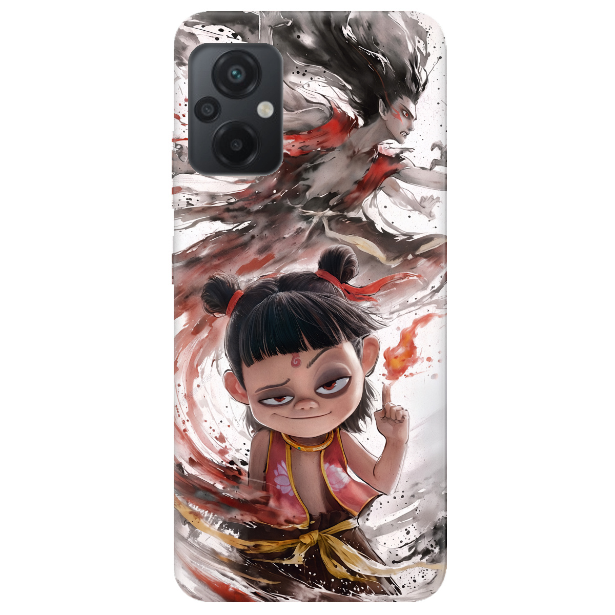 Чехол для Xiaomi Poco M5 прозрачный Легенда Нечжа - фото 1 - Чехлы для телефонов