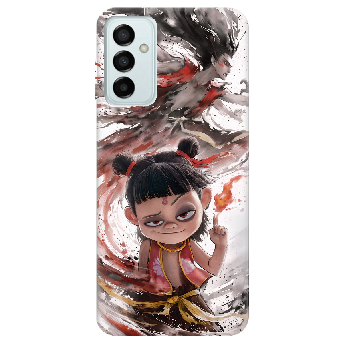 Чохол для Samsung Galaxy M13 4G прозорий Легенда Нечжа - фото 1 Чохол для Samsung Galaxy M13 4G прозорий Легенда Нечжа - фото 1 - Чохли для телефонів