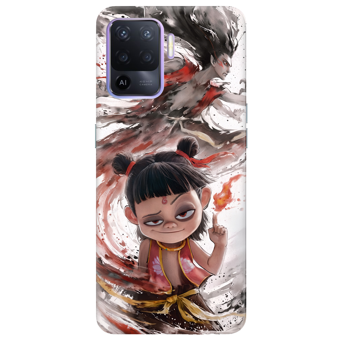 Чехол для Oppo Oppo A94 4G прозрачный Легенда Нечжа - фото 1 - Чехлы для телефонов